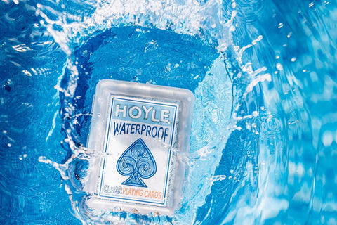 Hoyle Waterproof Clear Plastic Playing Cards 1 Deck Outdoor Pool