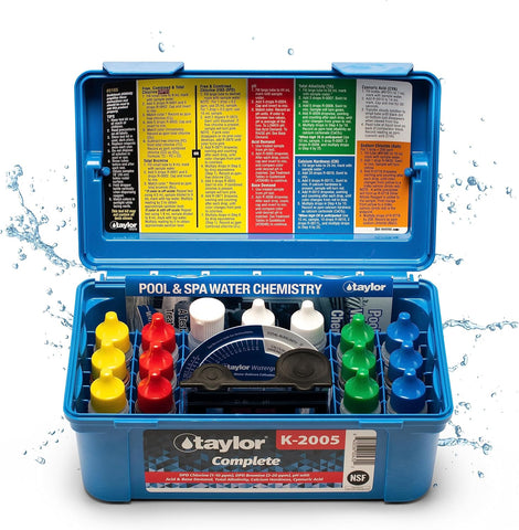 Taylor Technologies K-2005 DPD, 9-in-1 Complete Pool Test Kit