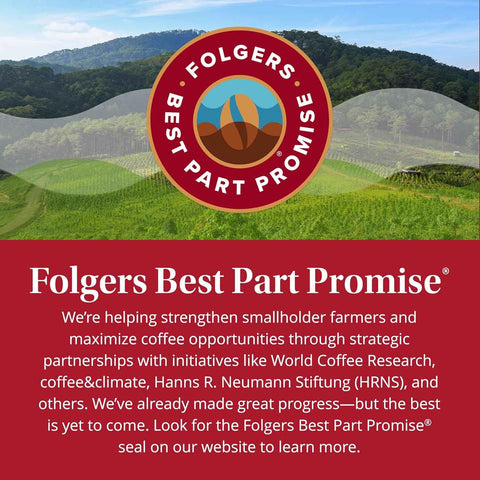 Folgers Breakfast Blend Coffee, Mild Roast, Keurig K-Cup Pods, 60 Count | 6 (10 count) boxes, Compatible with Keurig coffee makers