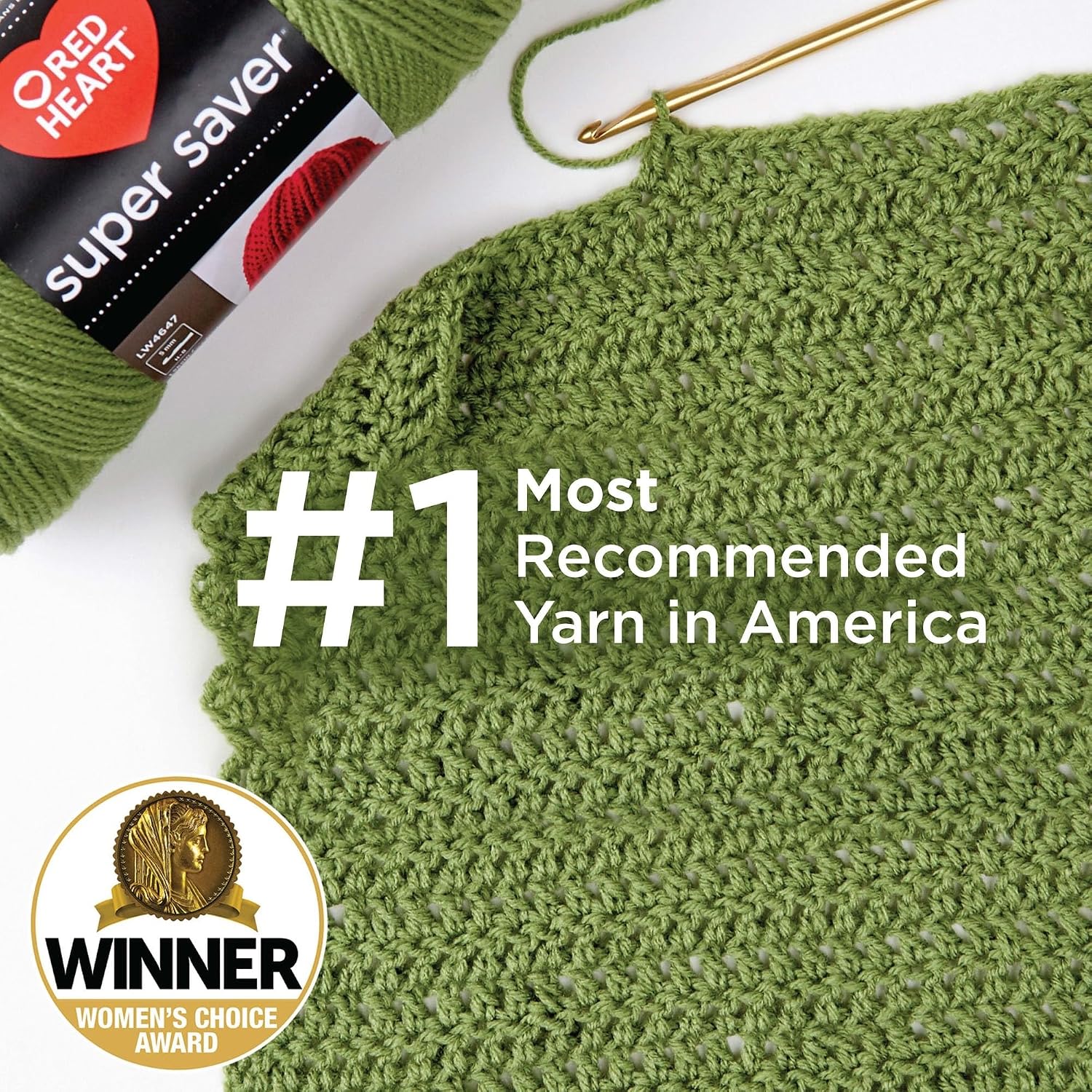 Red Heart Super Saver Yarn, 3 Pack, Zebra 3 Count