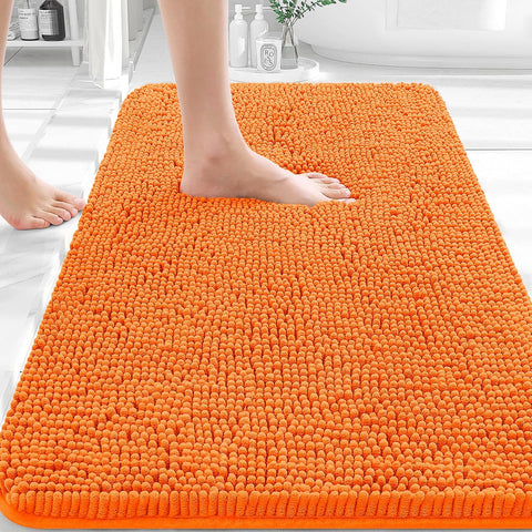 OLANLY Bathroom Rugs 30x20, Extra Soft Absorbent Chenille Bath Rugs