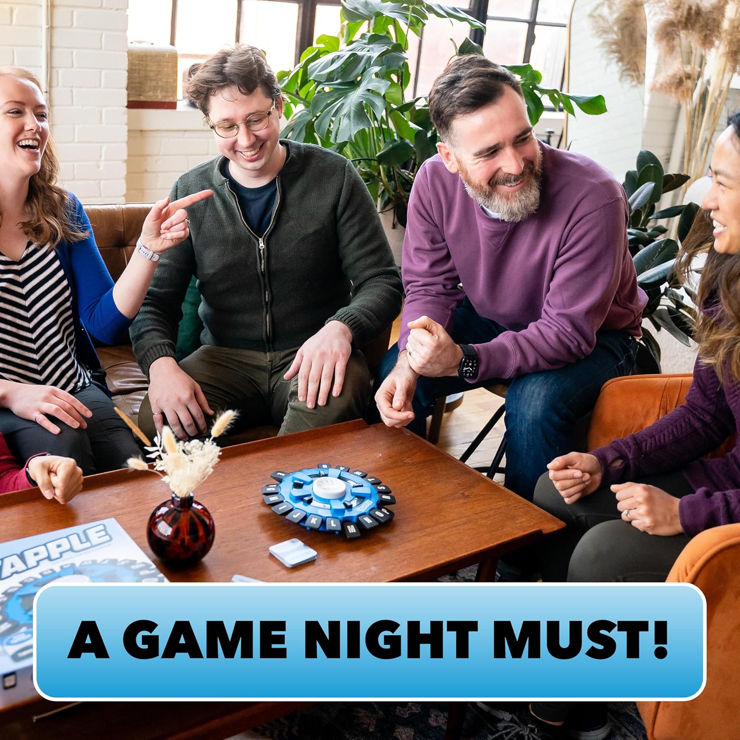 USAOPOLY The Original TAPPLE, The Fun & Fast-Paced Family Word Game
