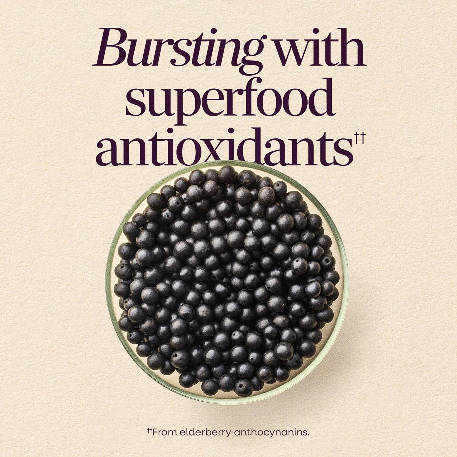 Nature's Way Sambucus Elderberry Gummies for Immune Support* Ages 4+, 60 ct