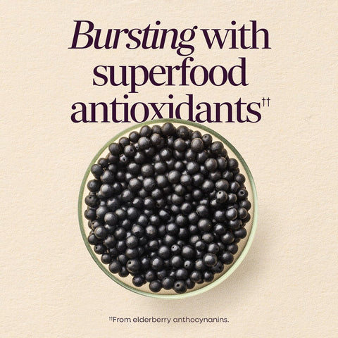 Nature's Way Sambucus Elderberry Gummies for Immune Support* Ages 4+, 60 ct