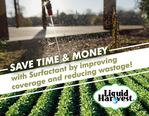 Liquid Harvest Concentrated Surfactant for Herbicides Non-Ionic 16oz, Increase Product Coverage, Increase Product Penetration, Increase Product Effectiveness