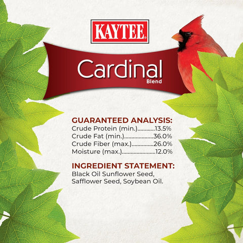 Kaytee Cardinal Bird Seed, Premium Mix to Attract Cardinals, 7 lb Bag