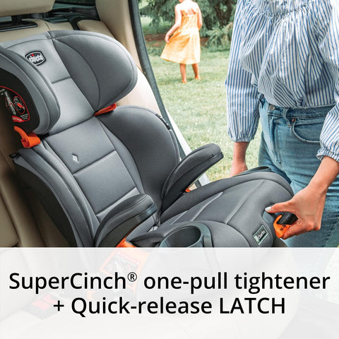 Chicco KidFit ClearTex Plus 2-in-1 Belt-Positioning Booster Car Seat