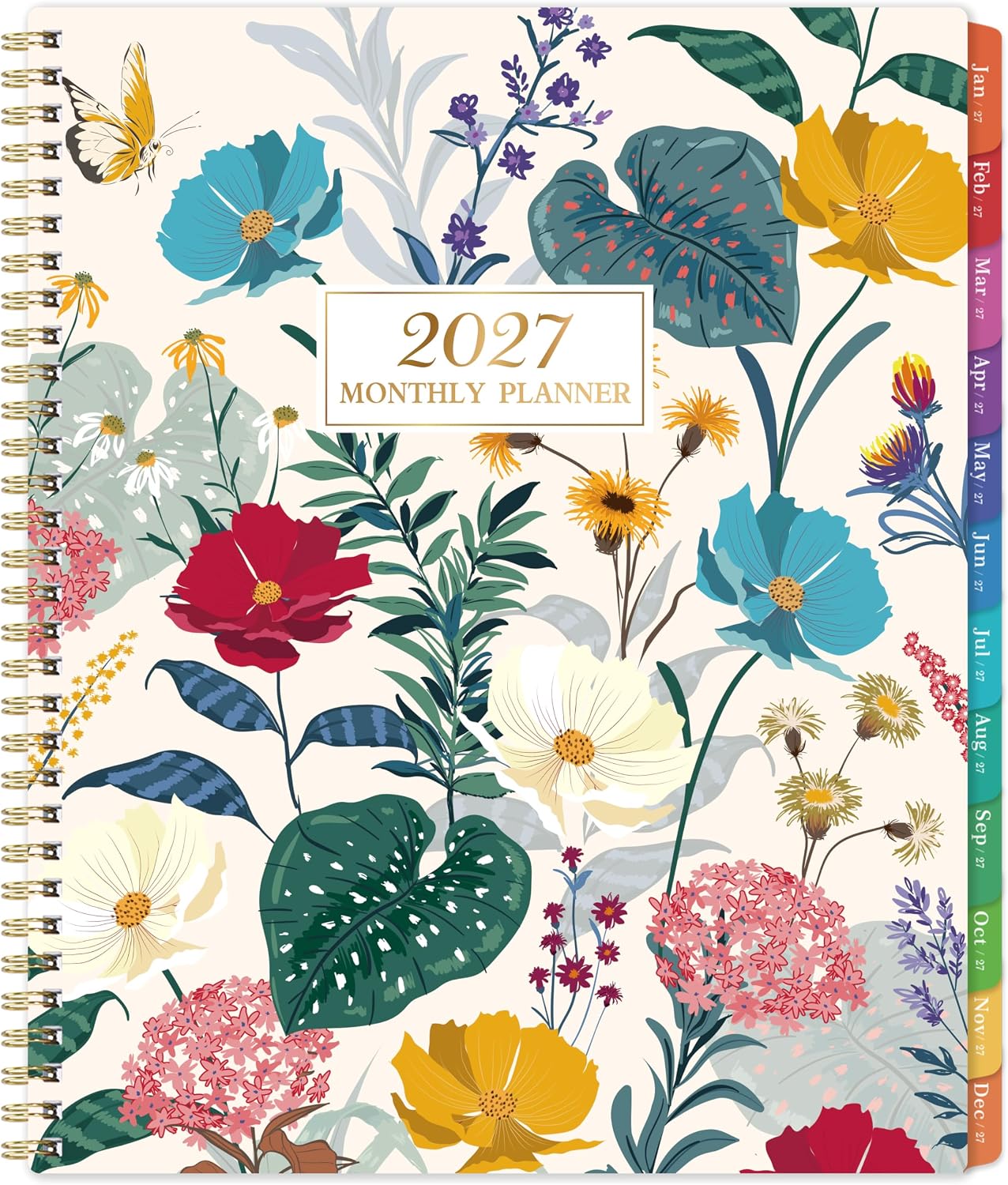 2027 Monthly Planner - January 2027 - December 2027, 9'' x 11''