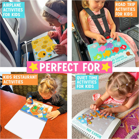 My First Bible Busy Book Toddlers 3-5 Noahs Ark Toys for Kids Pray & Play