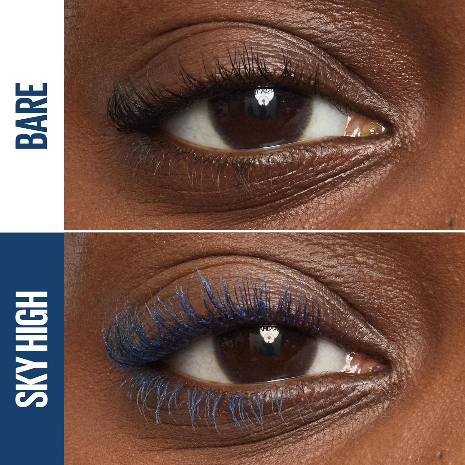 Maybelline Lash Sensational Sky High Mascara Makeup, Volumizing, Lengthening, Defining, Curling, Multiplying, Buildable, Washable Formula, Navy Records, 1 Count