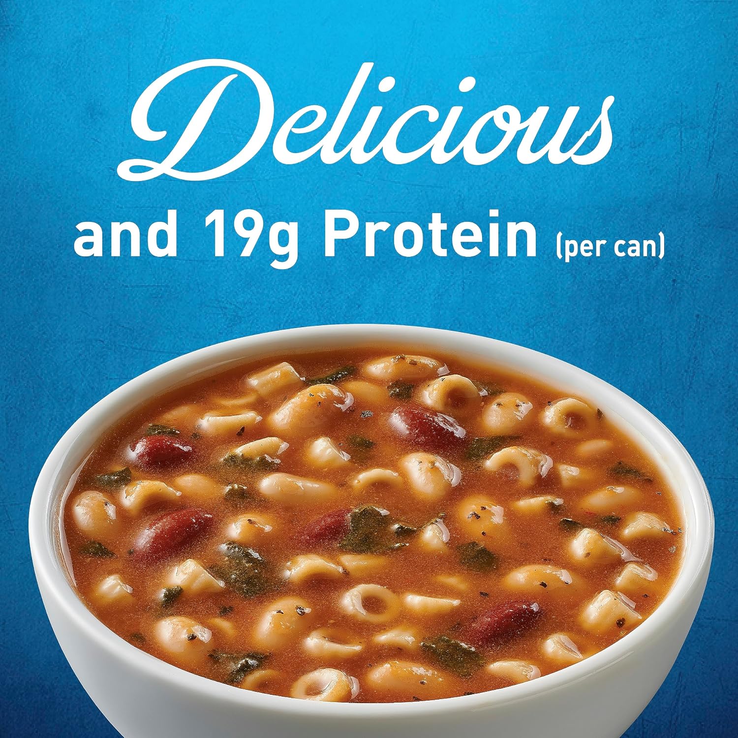 Progresso Italian-Style Bean and Pasta Protein Soup, Vegetarian, 18.5 oz (Pack of 12)