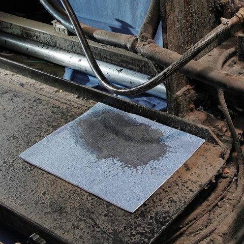 PIG Absorbent Mat Pads | 100 Oil Spill Mats | 15" x 19" Perforated Pads | Each Pad Absorbs 30 Oz | Total Absorbency is 24 Gallons | Heavyweight | PMB30123