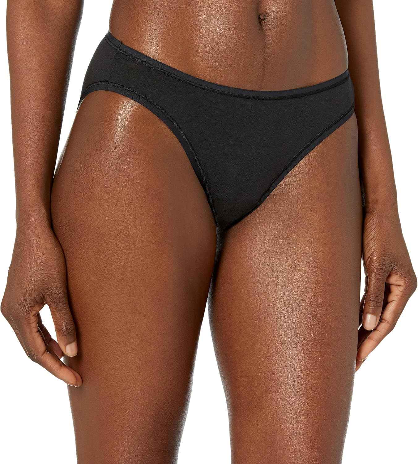 Amazon Essentials Women's Cotton Spandex Bikini Brief Underwear (Available in Plus Size)
