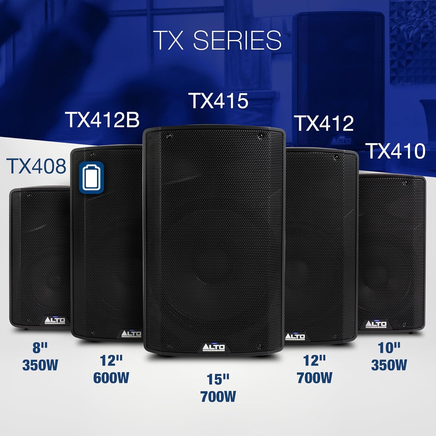 ALTO TX410 350W 10" Powered PA Speaker