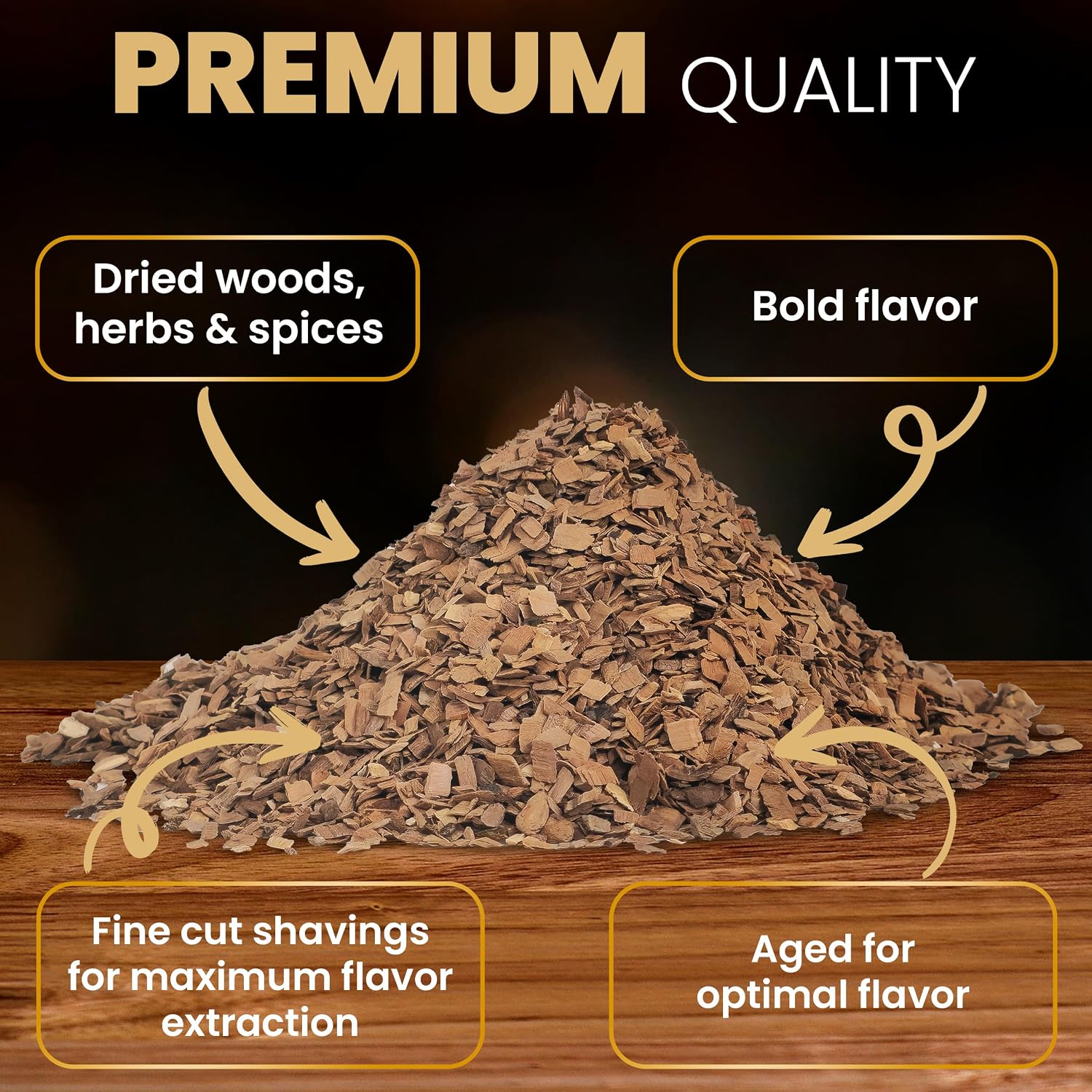 Cherry Wood Chips for Cocktail Smoker; Smoked Whiskey/Bourbon/Old Fashioned Drinks - Extra Fine Sawdust Shavings for Cocktail Smoking Guns, Smoke Box, BBQ - 5oz Gift Bag & Spoon By G&J's Finest