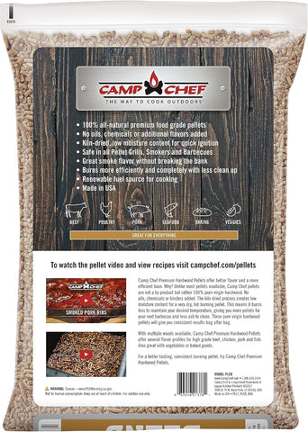 Camp Chef Competition Blend BBQ Pellets, Hardwood Pellets for Grill, Smoke, Bake, Roast, Braise and BBQ, 20 lb. Bag