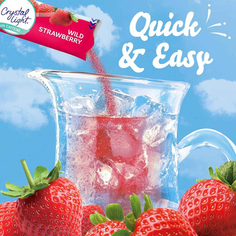 Crystal Light Powdered Drink Mix, 120 On-the-Go Pkts, Wild Strawberry