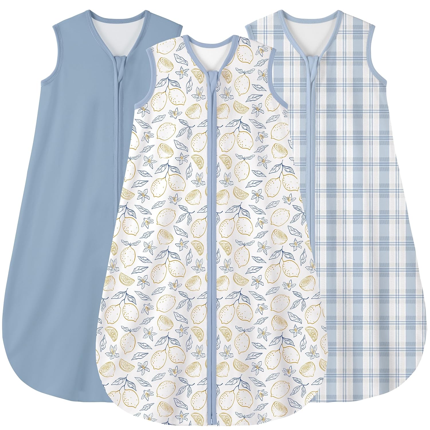 Yoofoss Baby Sleep Sack 0-6 Months 100% Organic Cotton TOG 2.5 2-Way Zipper