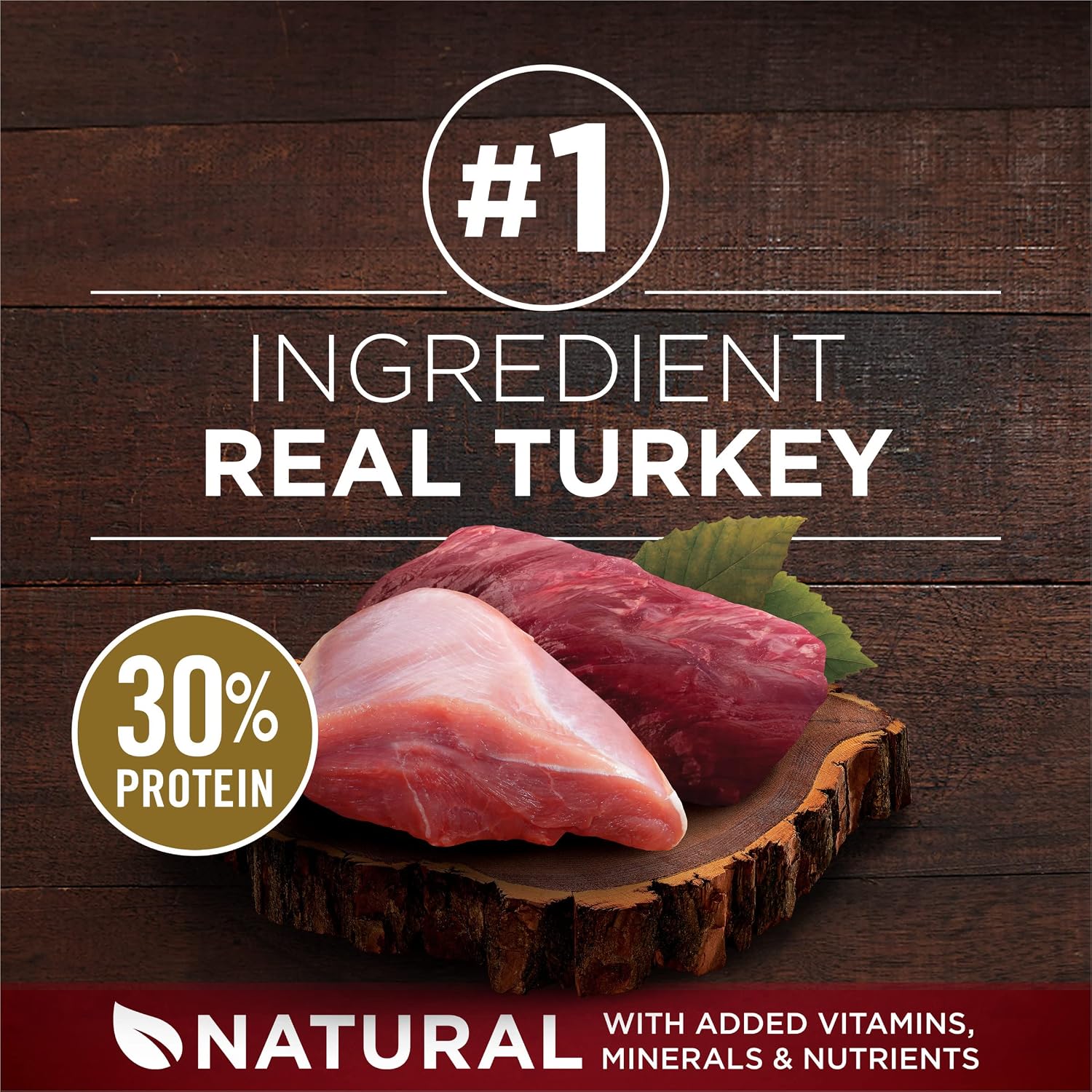 Purina ONE True Instinct Dry Dog Food, Real Turkey & Venison, 7.4 lb Bag