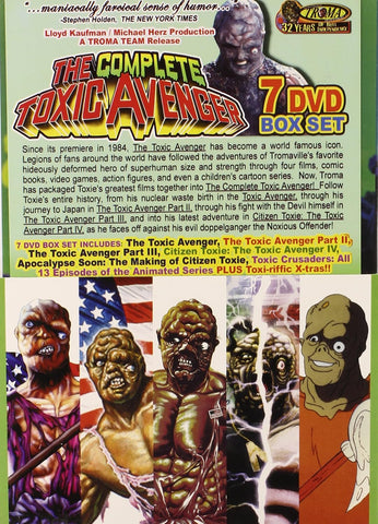 The Complete Toxic Avenger (7 DVD Box Set)