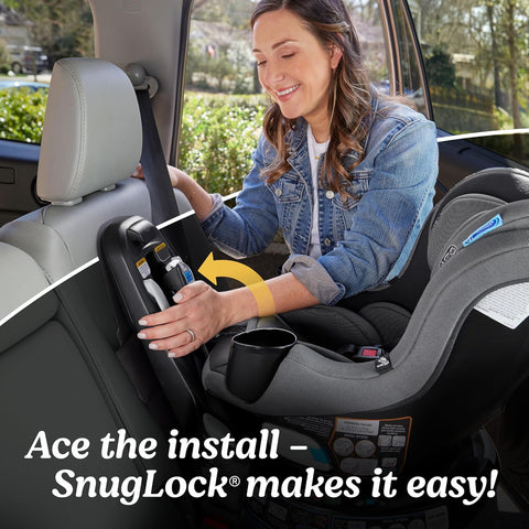 Graco EasyTurn 360 2-in-1 Rotating Convertible Car Seat, Solae