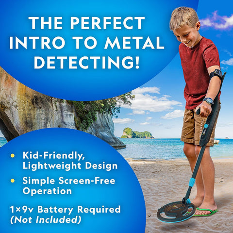 National Geographic Starter Metal Detector Kit for Kids Ages 8-12