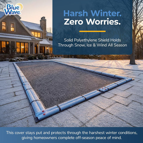 Blue Wave Arctic Armor 30x50-ft Rectangular In-Ground Pool Winter Cover