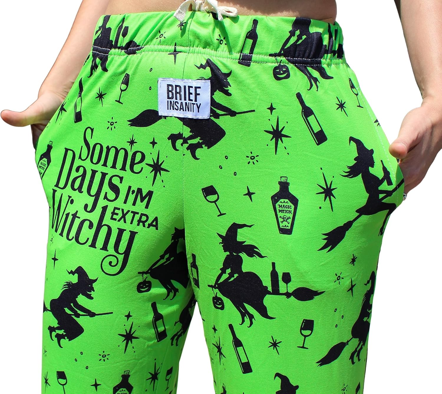 BRIEF INSANITY Fall, Autumn, & Halloween Themed Pajama Pants - Men & Women Loose Fit Lounge Pants, Comfy Loungewear, S-XXL