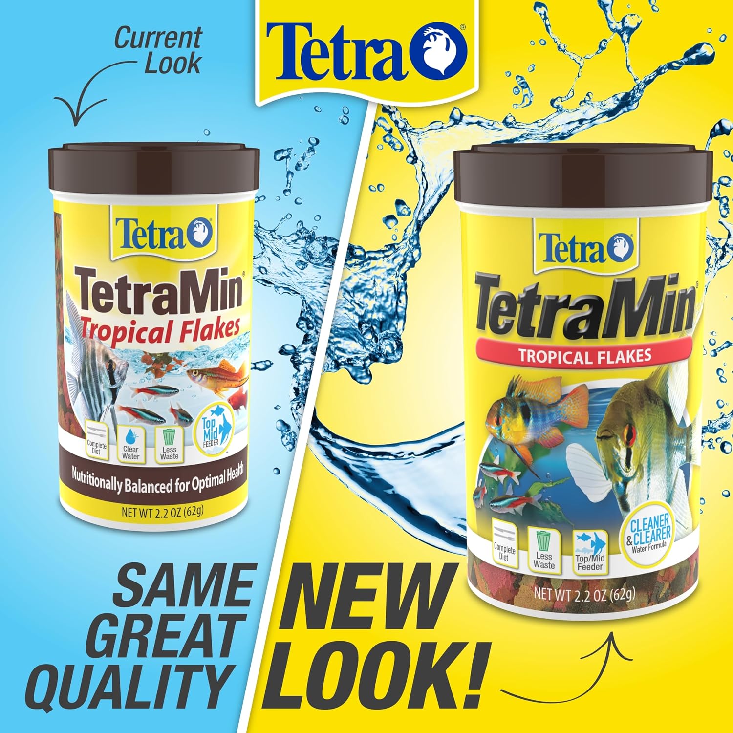 TetraMin Tropical Flakes Fish Food, 2.2 oz