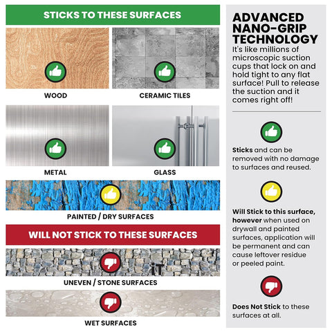 ALIEN TAPE Nano Double Sided Tape, 21-ft Multipurpose Removable Adhesive Transparent, Grip Mounting Washable Strong Sticky Heavy Duty for Carpet Photo Frame Poster Décor - As Seen On TV