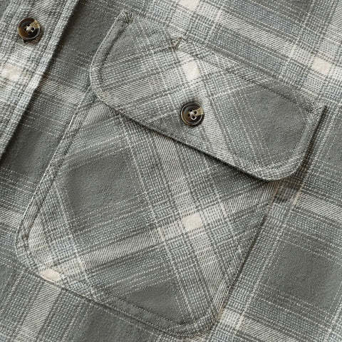 Dubinik® 6 oz Flannel Shirt for Men Plaid Cotton Brushed Utilit Casual