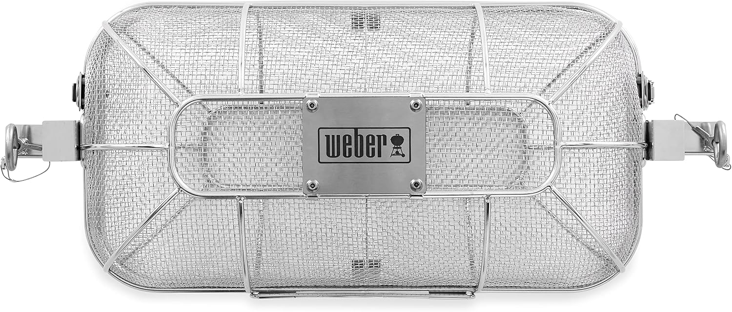 Weber Crafted® Rotisserie Crisping Basket, Stainless Steel