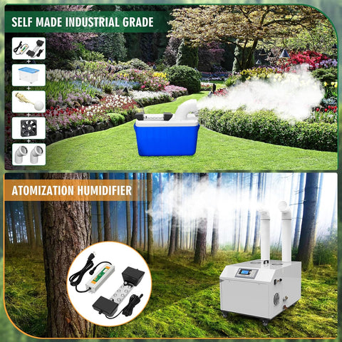 Ultrasonic Mist Maker Fogger 10 Head(8400ml/H)