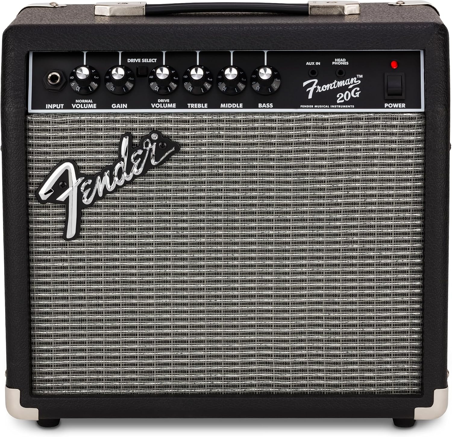 Fender Frontman 20G Electric Guitar Amplifier, 20-Watt Amp, 8" Speaker