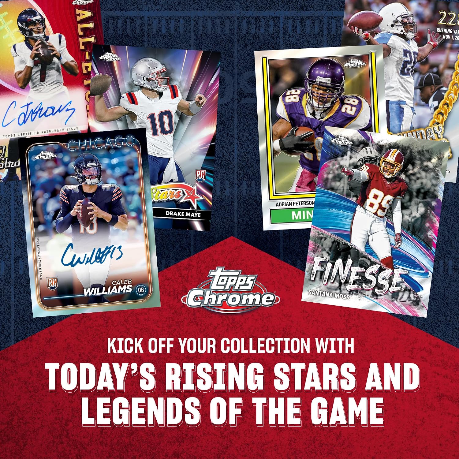 2024 Topps Chrome NFL Football Value Box
