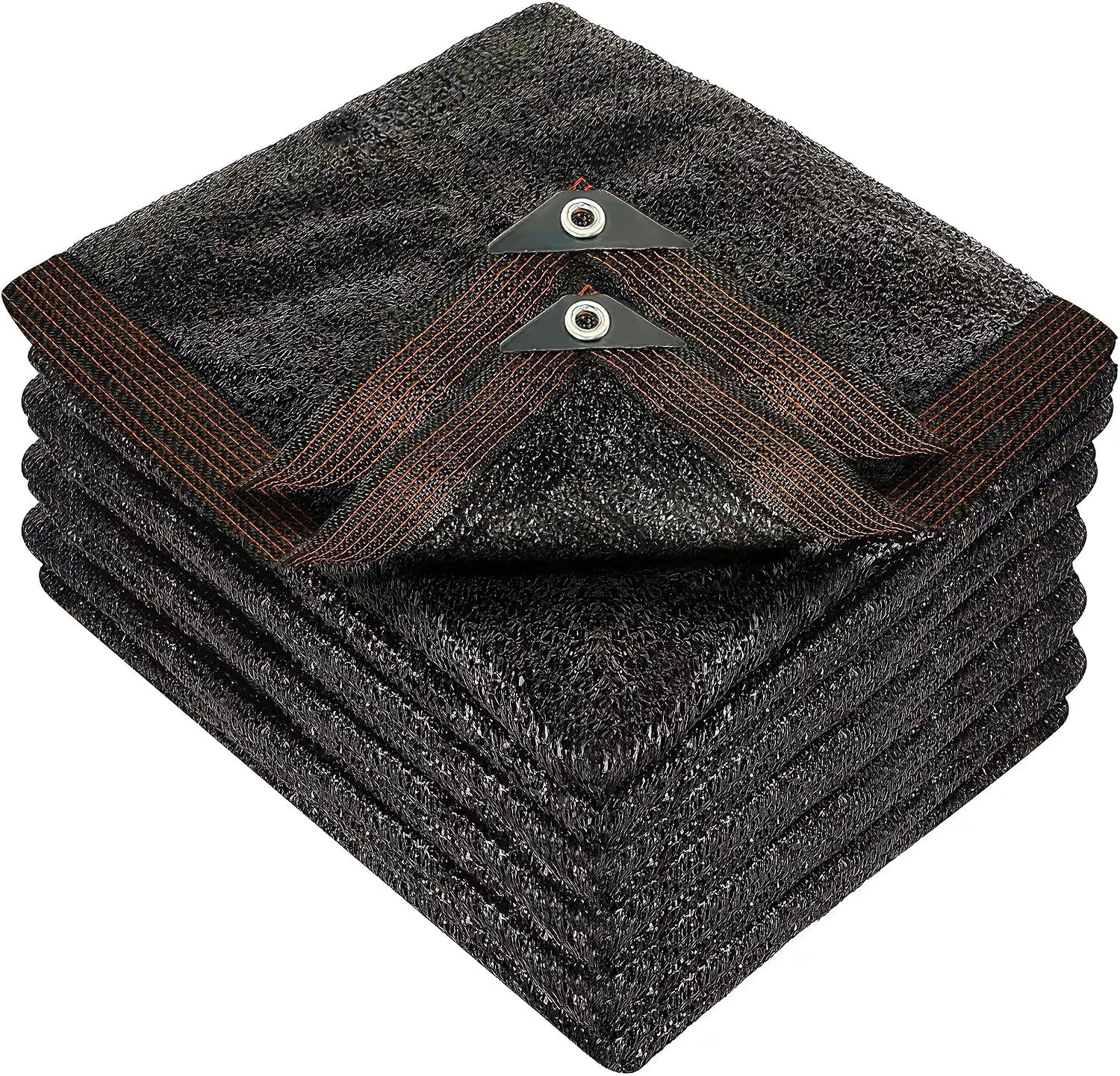 winemana 20 x 20 FT Black Shade Cloth, Durable Mesh Tarp Garden Sun Shade