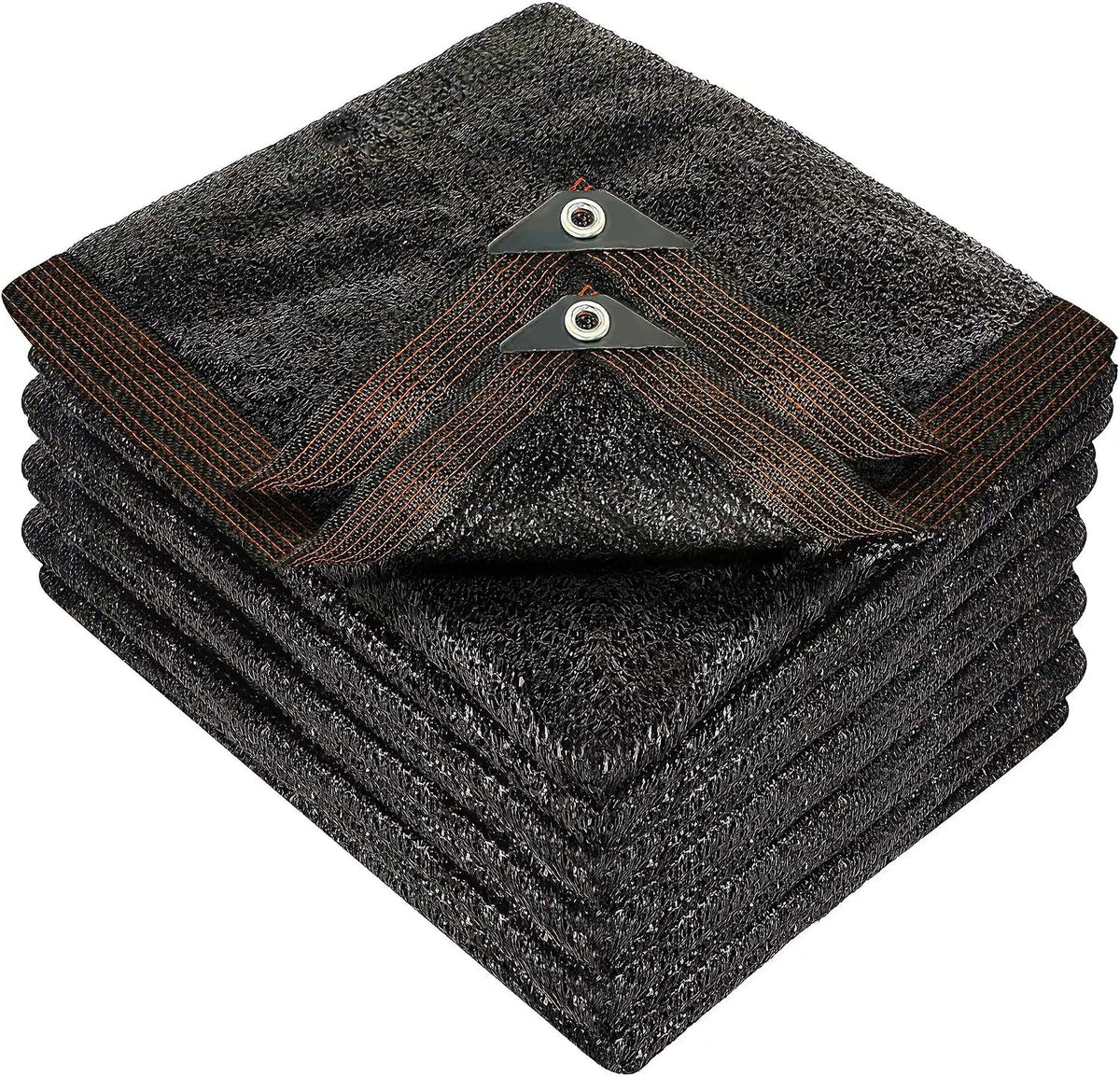 winemana 20 x 20 FT Black Shade Cloth, Durable Mesh Tarp Garden Sun Shade