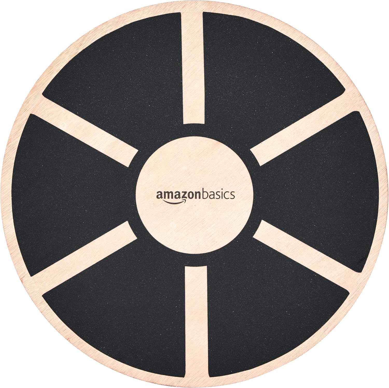 Amazon Basics Wood Wobble Balance Trainer Board, Slip Resistant, for Exercise and Core Strength