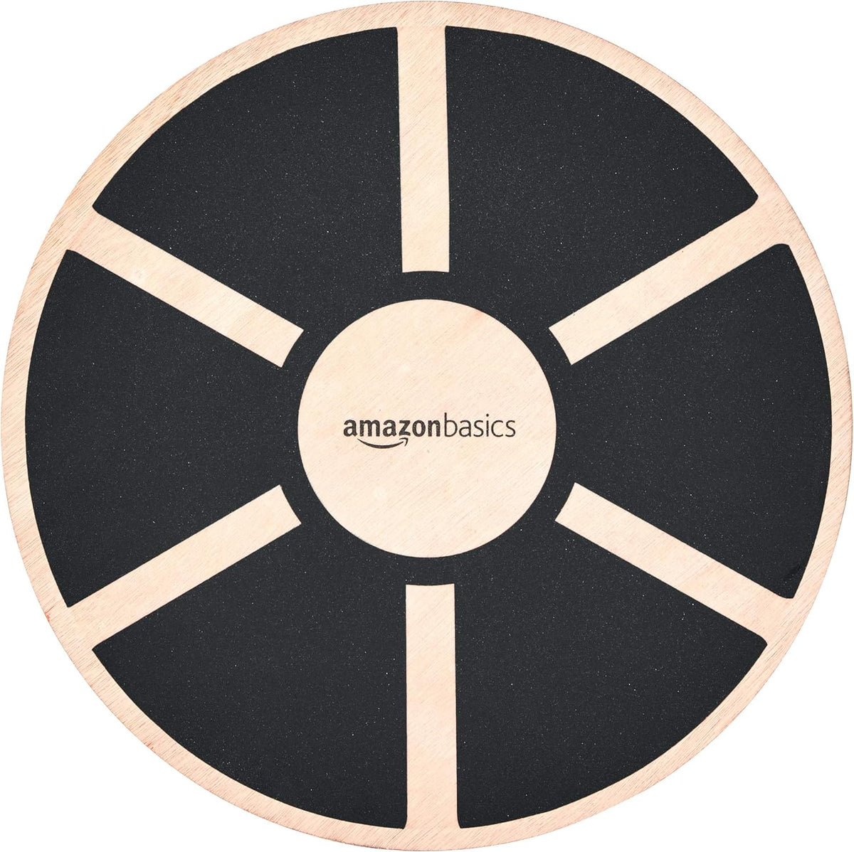 Amazon Basics Wood Wobble Balance Trainer Board, Slip Resistant, for Exercise and Core Strength