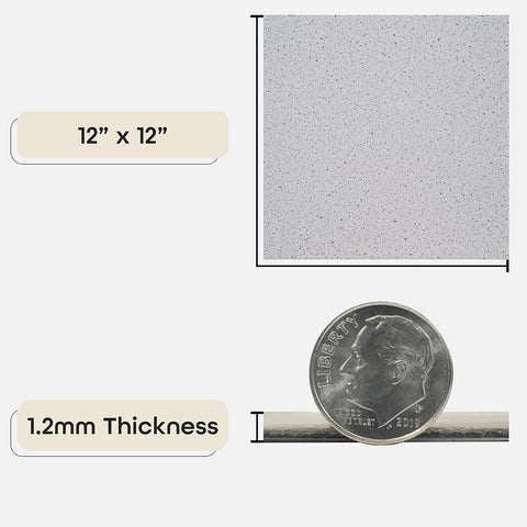 Nexus Self Adhesive 12-Inch Vinyl Floor Tiles, 20 Tiles, 12 x 12 in