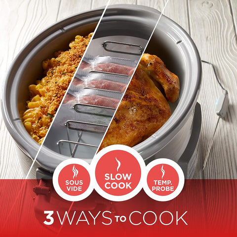 BLACK+DECKER 7-Quart Digital Slow Cooker with Sous Vide