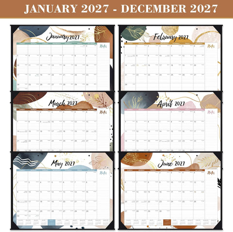 2027 Desk Calendar - Desk Calendar 2027 Large 22x17, Jan. 2027 - Dec. 2027