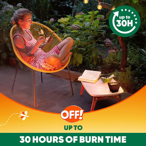 OFF! Backyard Citronella Outdoor Candle, 8 oz (2-Pack)