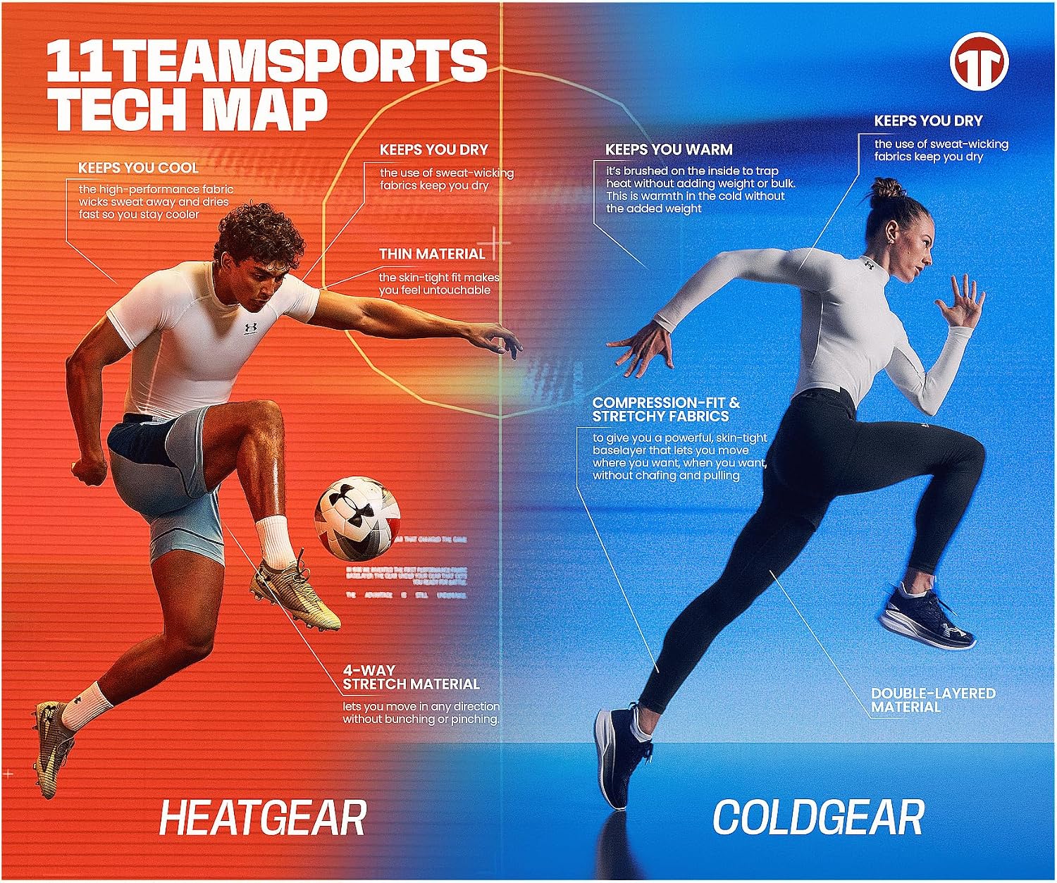 Under Armour Kids ColdGear Armour Leggings (Big Kids)