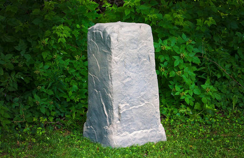 EMSCO Landscape Rock Cover, Natural rock, Monolith, Lightweight Fake Rock for Concealing Well Heads, Standpipes & Utility Fixtures