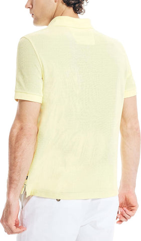 Nautica Men's Classic Short Sleeve Solid Performance Deck Polo Shirt