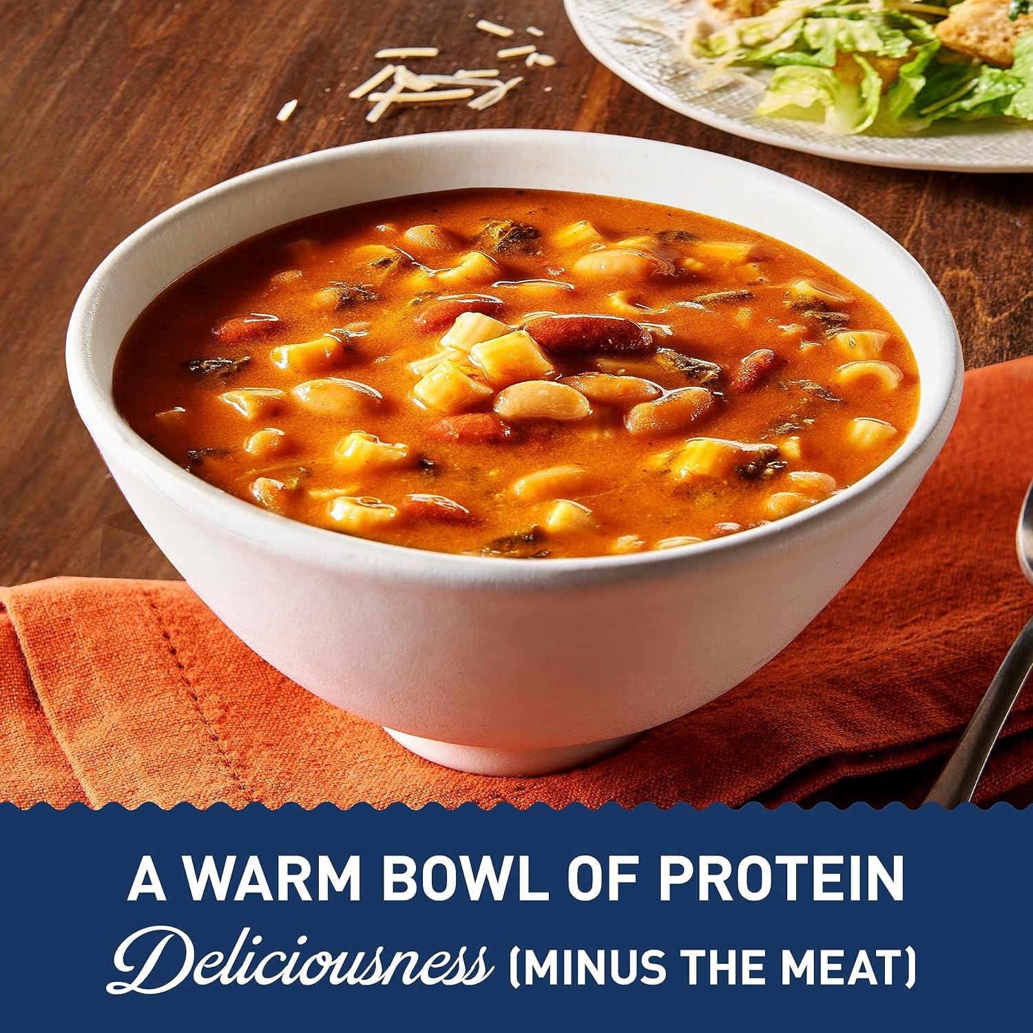 Progresso Italian-Style Bean and Pasta Protein Soup, Vegetarian, 18.5 oz (Pack of 12)