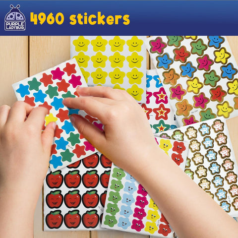 Teacher Stickers for Students - 4960 Motivational Reward Stickers for Kids