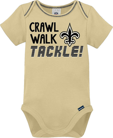 Gerber NFL Baby 3-Pack Short Sleeve Onesie Bodysuit