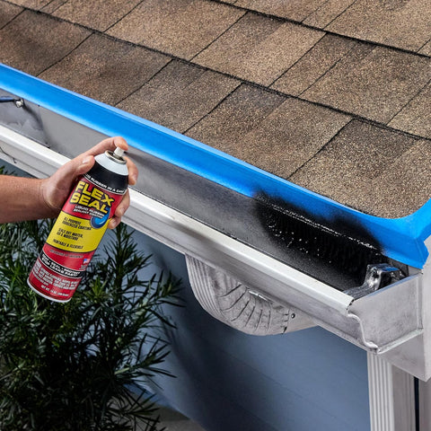 Flex Seal, 14 oz, Clear, Stop Leaks Instantly, Transparent Waterproof Rubber Spray On Sealant Coating, Perfect for Gutters, Wood, RV, Campers, Roof Repair, Skylights, Windows, and More
